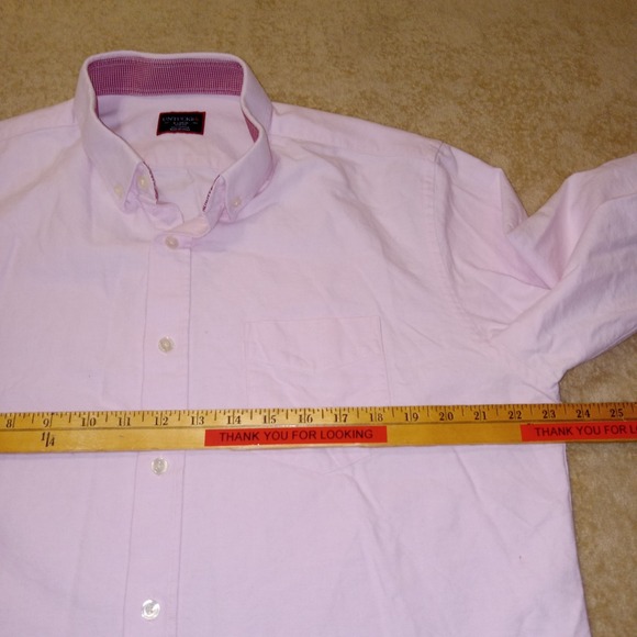 Untuckit Men's Long Sleeve Button Down Shirt Size XL Slim Fit Pink - Picture 5 of 6